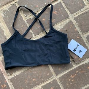 NWT Fused Hawaii Black Swimsuit Top Medium